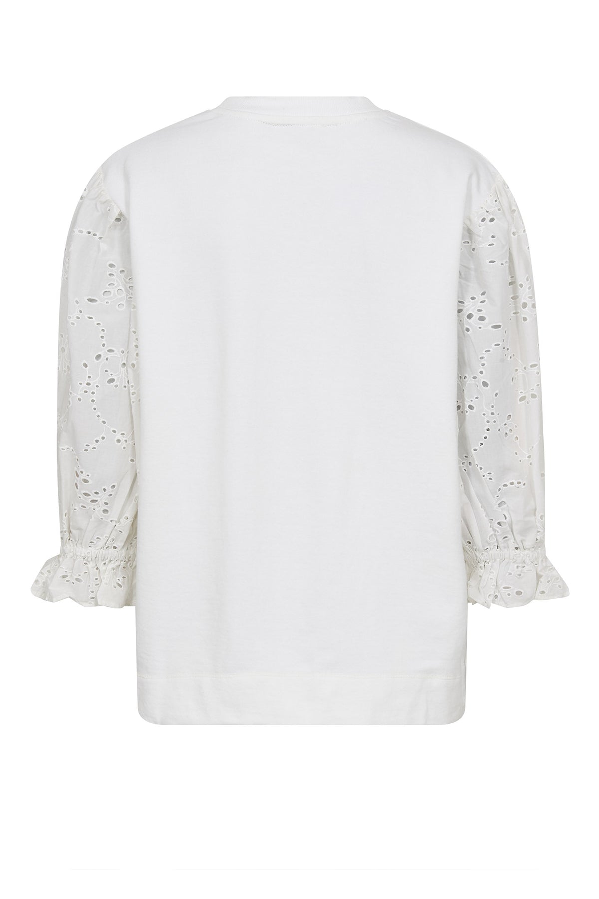 MMJaya 3/4 O-neck Sweatshirt White - 176850