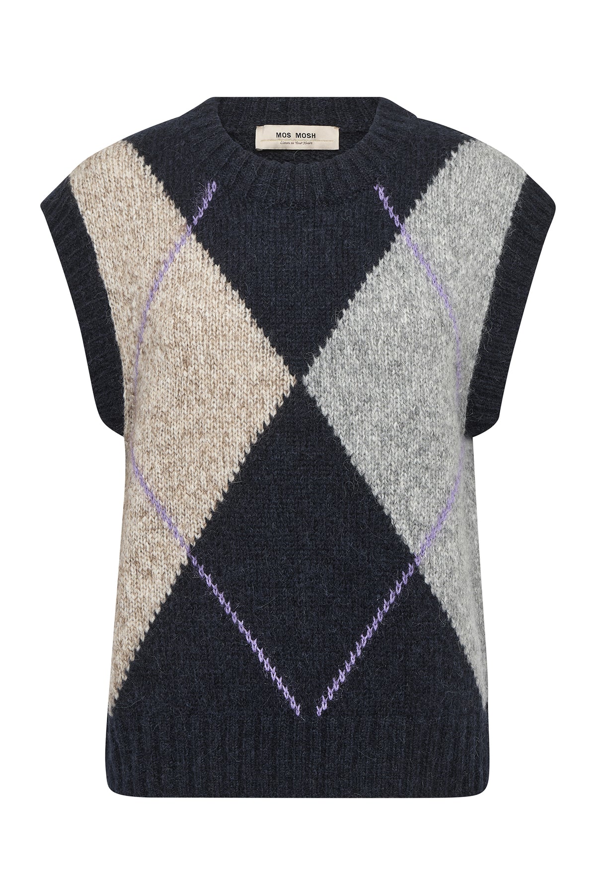MMJennine Knit Vest Salute Navy - 183090