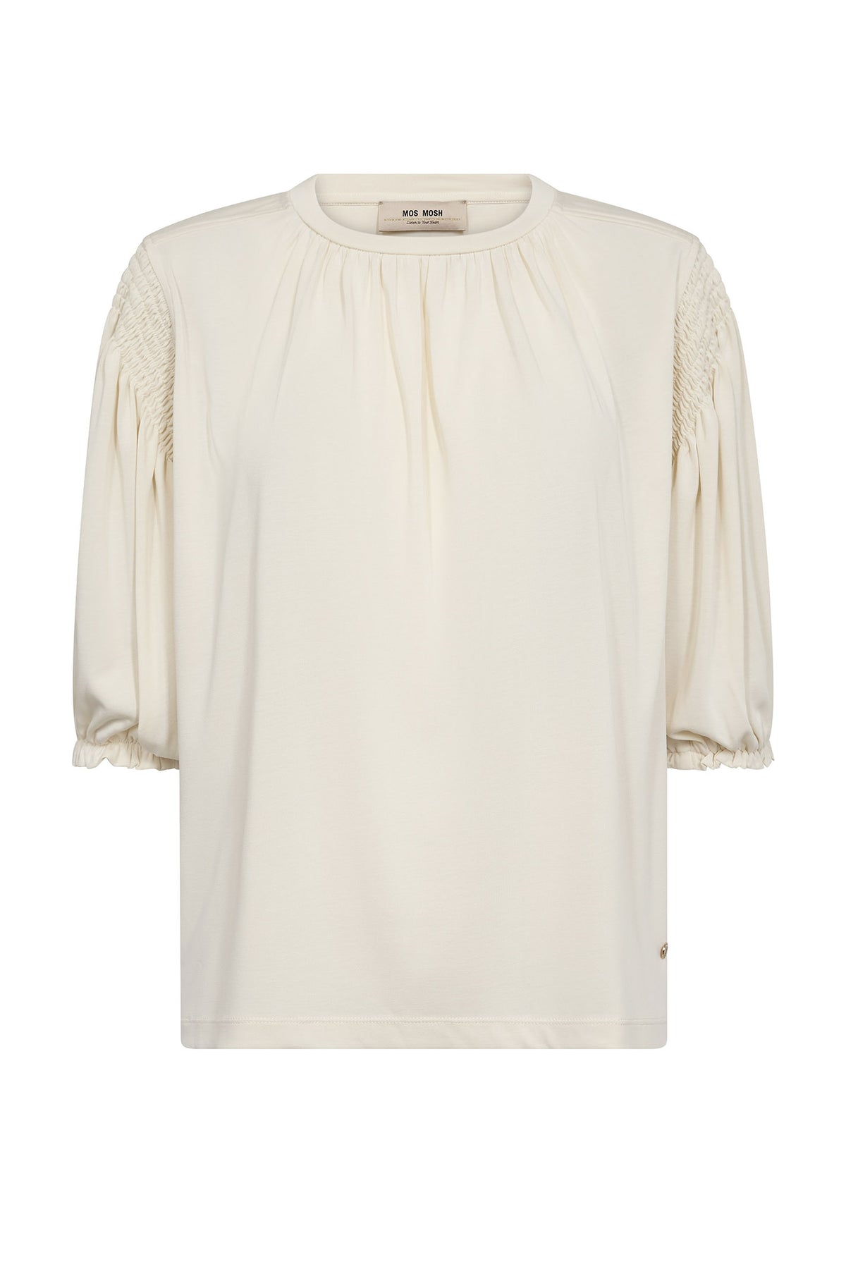 MMJewi 3/4 Sleeve O-neck Tee ECRU - 177440