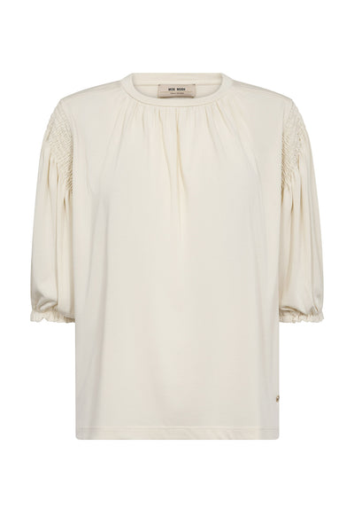 MMJewi 3/4 Sleeve O-neck Tee ECRU - 177440 Thumbnail