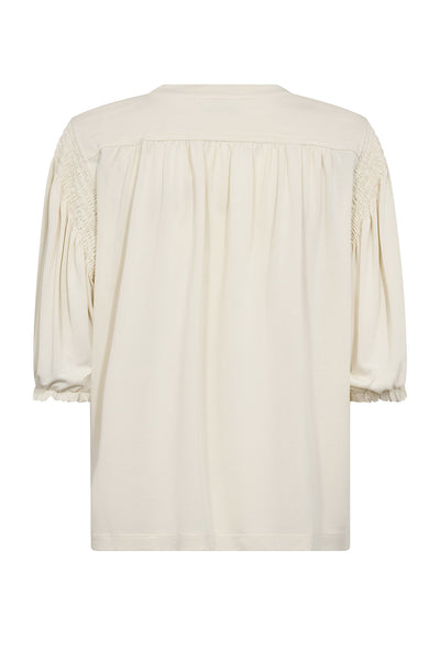MMJewi 3/4 Sleeve O-neck Tee ECRU - 177440 Thumbnail