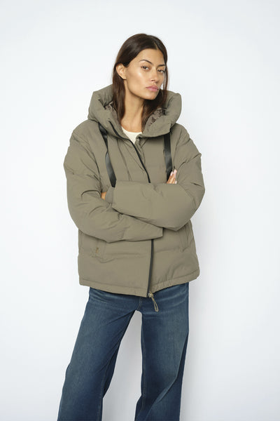 MMJilly Hope Down Jacket Dusty Olive - 179610 Thumbnail