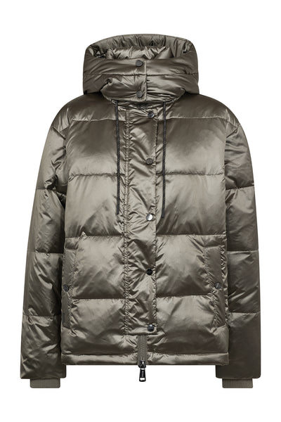 MMJilly Metallic Down Jacket Brindle - 179600 Thumbnail
