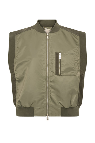 MMJovo Neola Waistcoat Olive night - 177480 Thumbnail