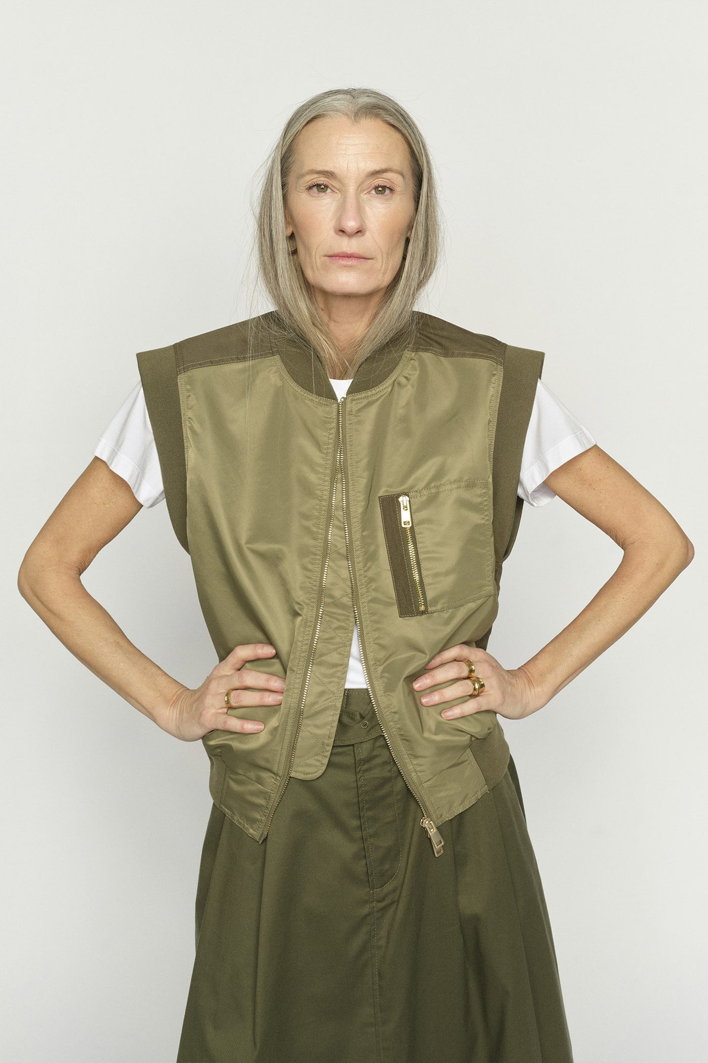 MMJovo Neola Waistcoat Olive night - 177480