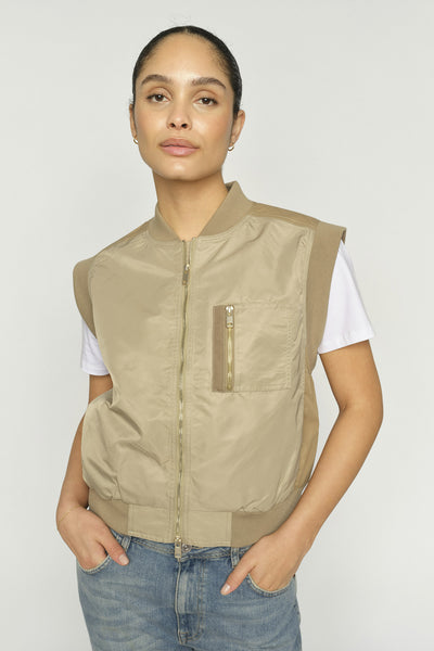 MMJovo Neola Waistcoat Twill - 177480 Thumbnail