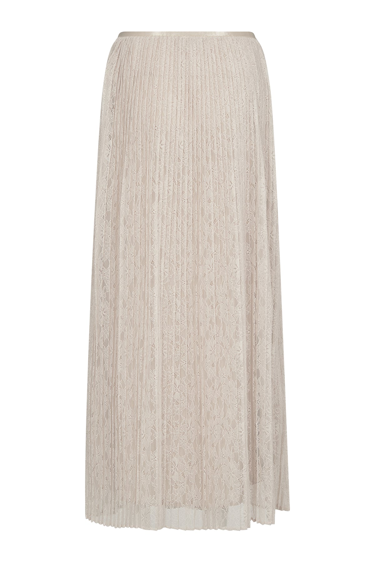 MMJurnee Lace Pleat Skirt Doeskin - 179670