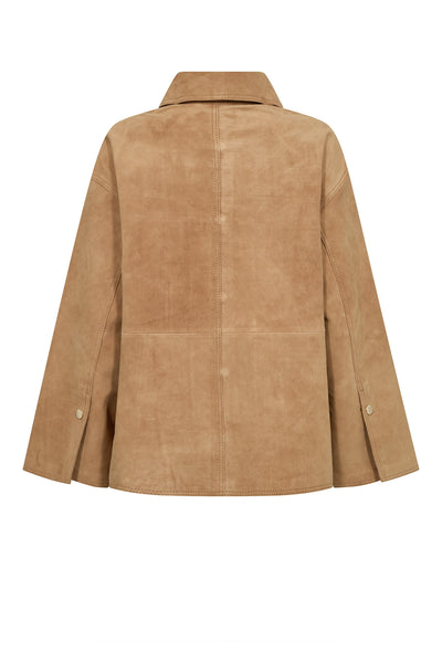 MMJustina Suede Jacket TAN - 177650 Thumbnail