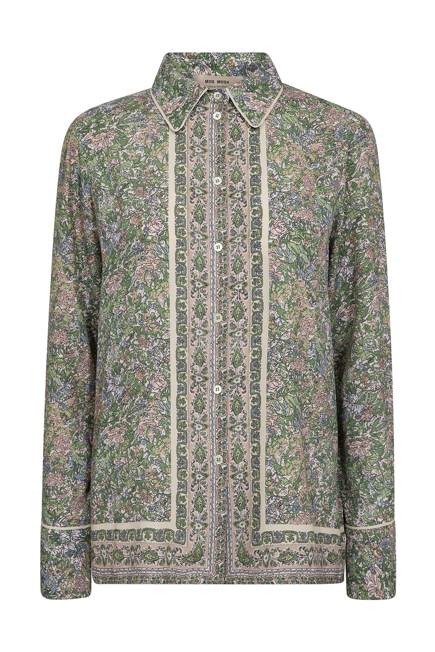 MMKana Flowish Orchid Shirt Turf Green - 177380