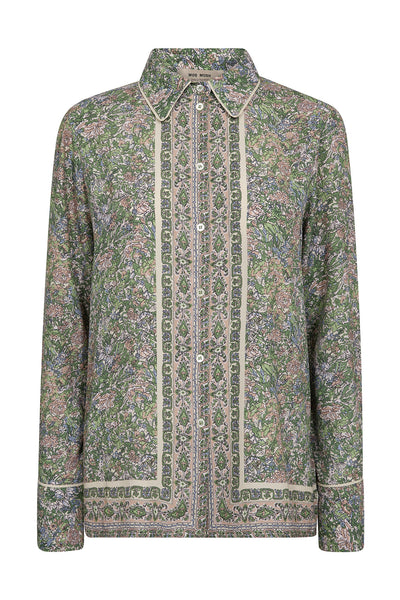 MMKana Flowish Orchid Shirt Turf Green - 177380 Thumbnail