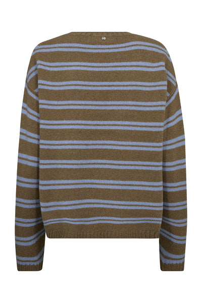 MMKhai Two Stripe Knit True Camel - 173210 Thumbnail