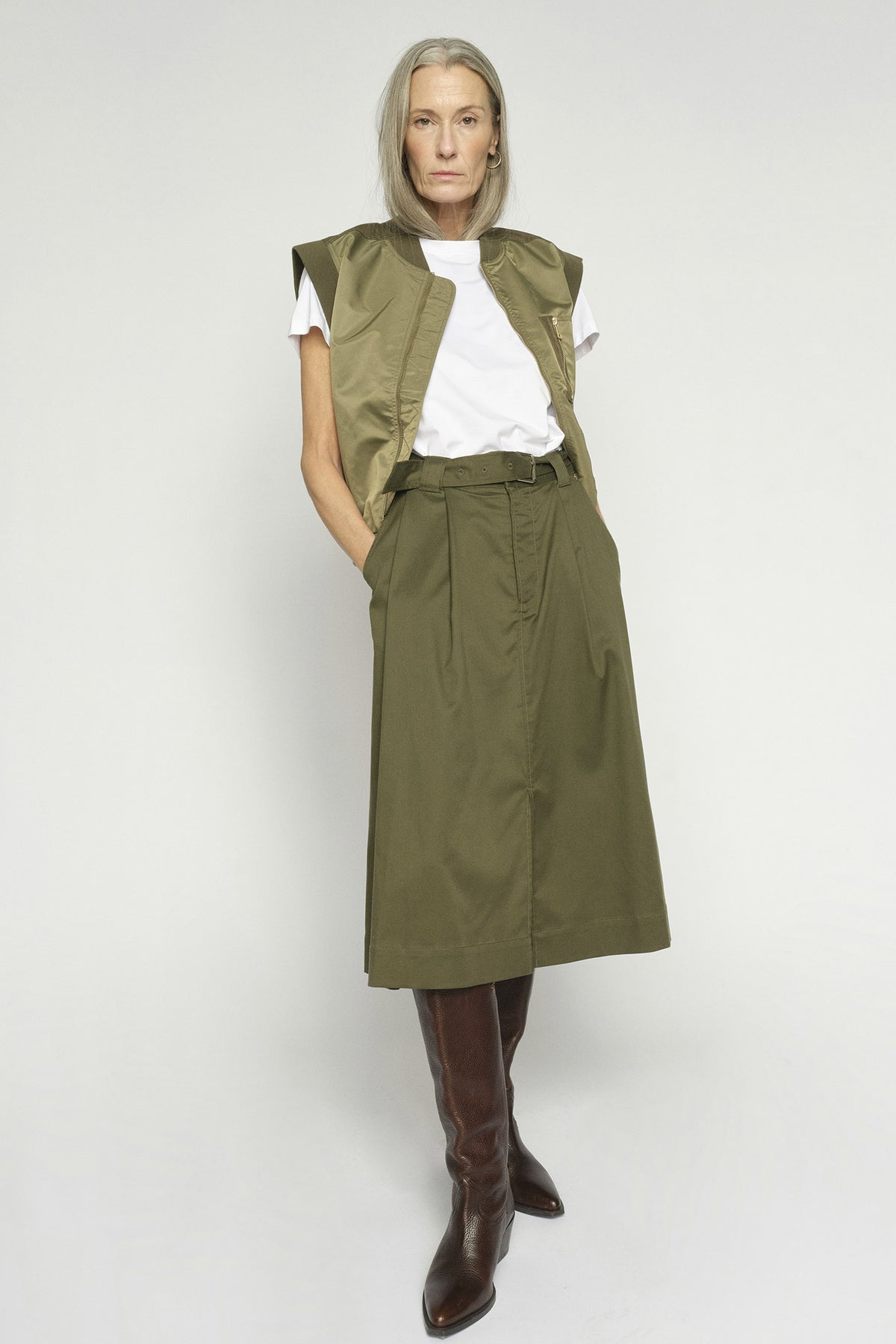 MMKoda Billie Skirt Olive night - 176560