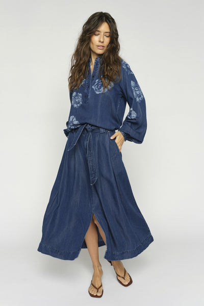 MMKoda Dinem Skirt DARK BLUE - 176860 Thumbnail