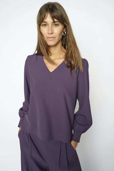 MMKylie Miley Blouse Sweet Grape - 181820 Thumbnail