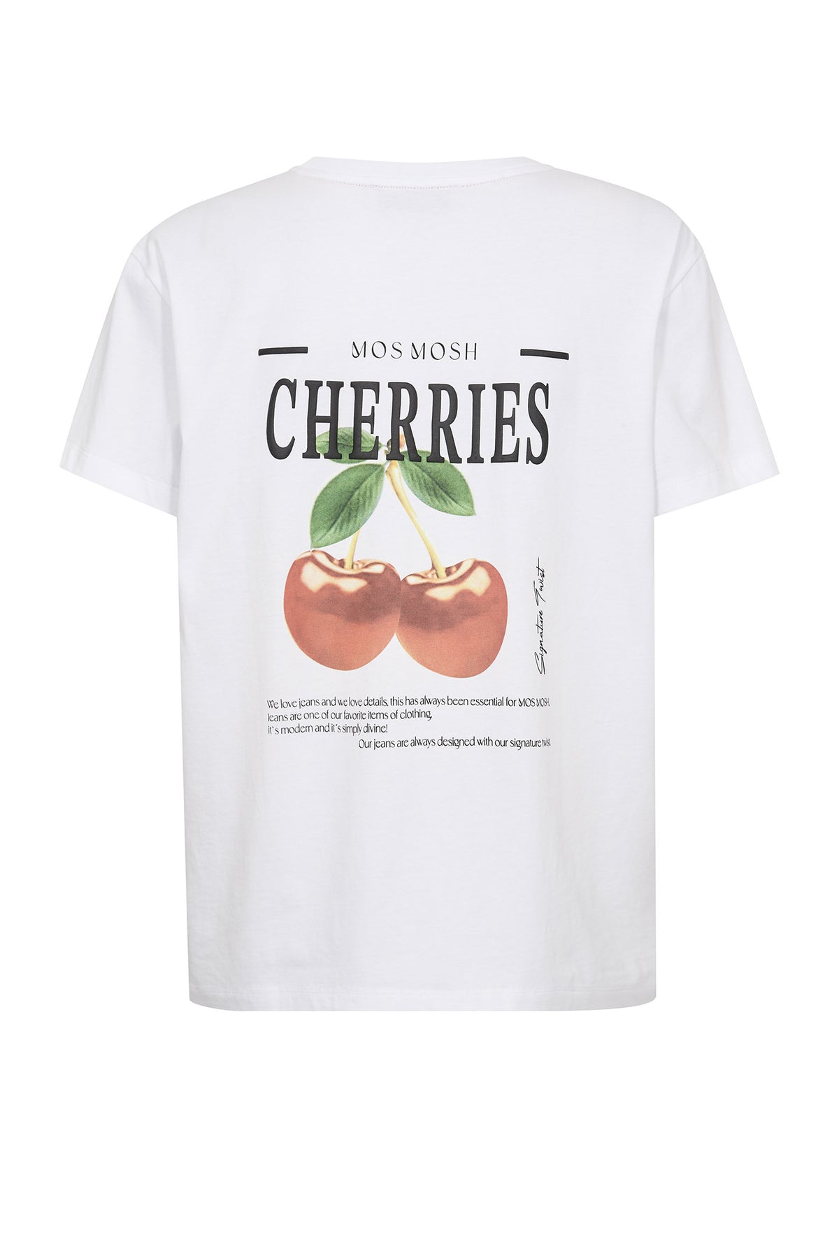 MMLail O-SS Cherry Tee White - 177200
