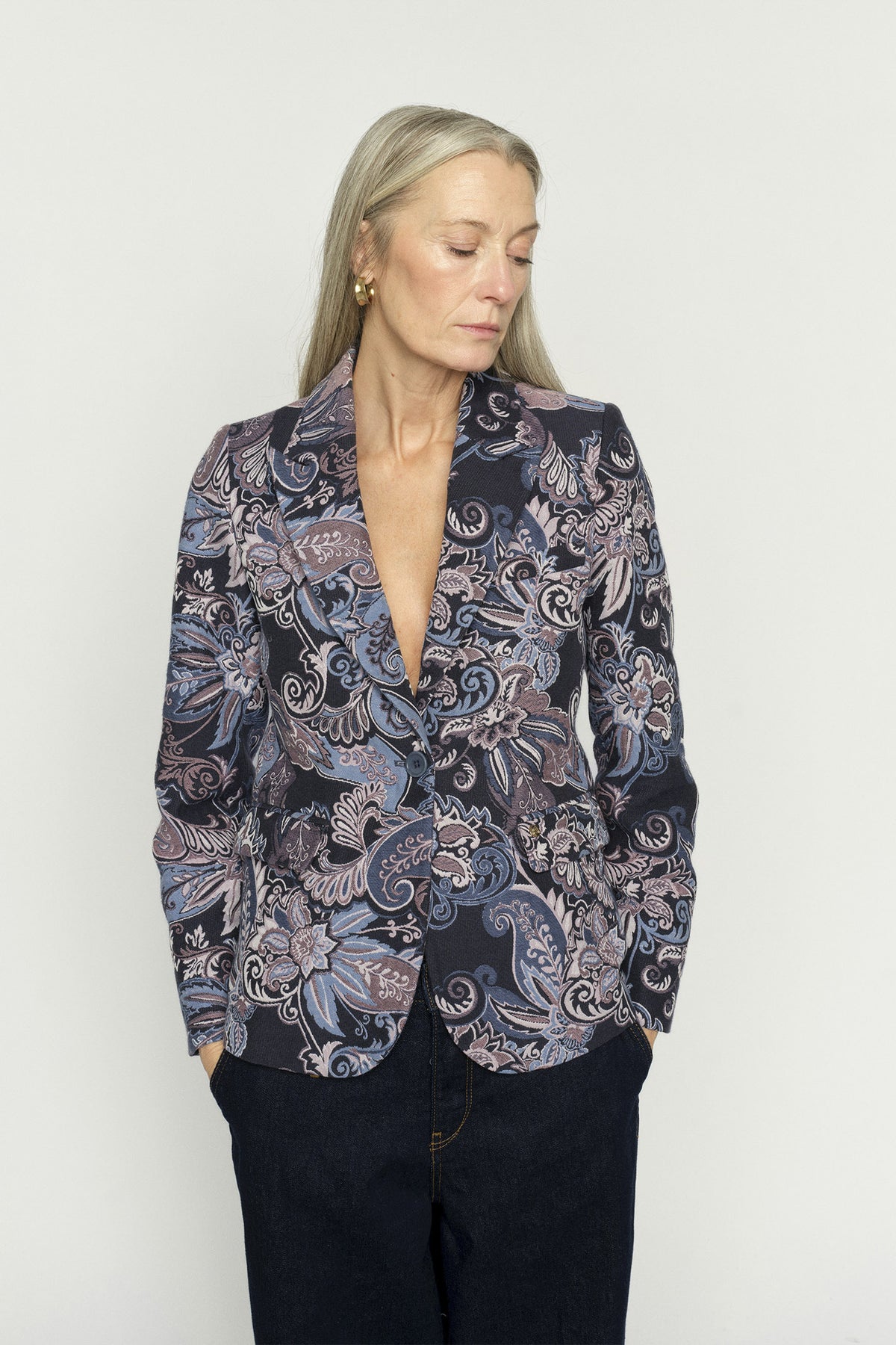 MMLanie Blaine Blazer Crown Blue - 178300