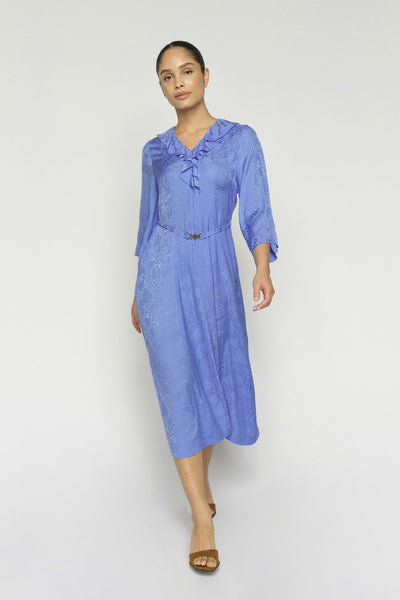 MMLano Paisleya Dress ULTRAMARINE - 177810 Thumbnail