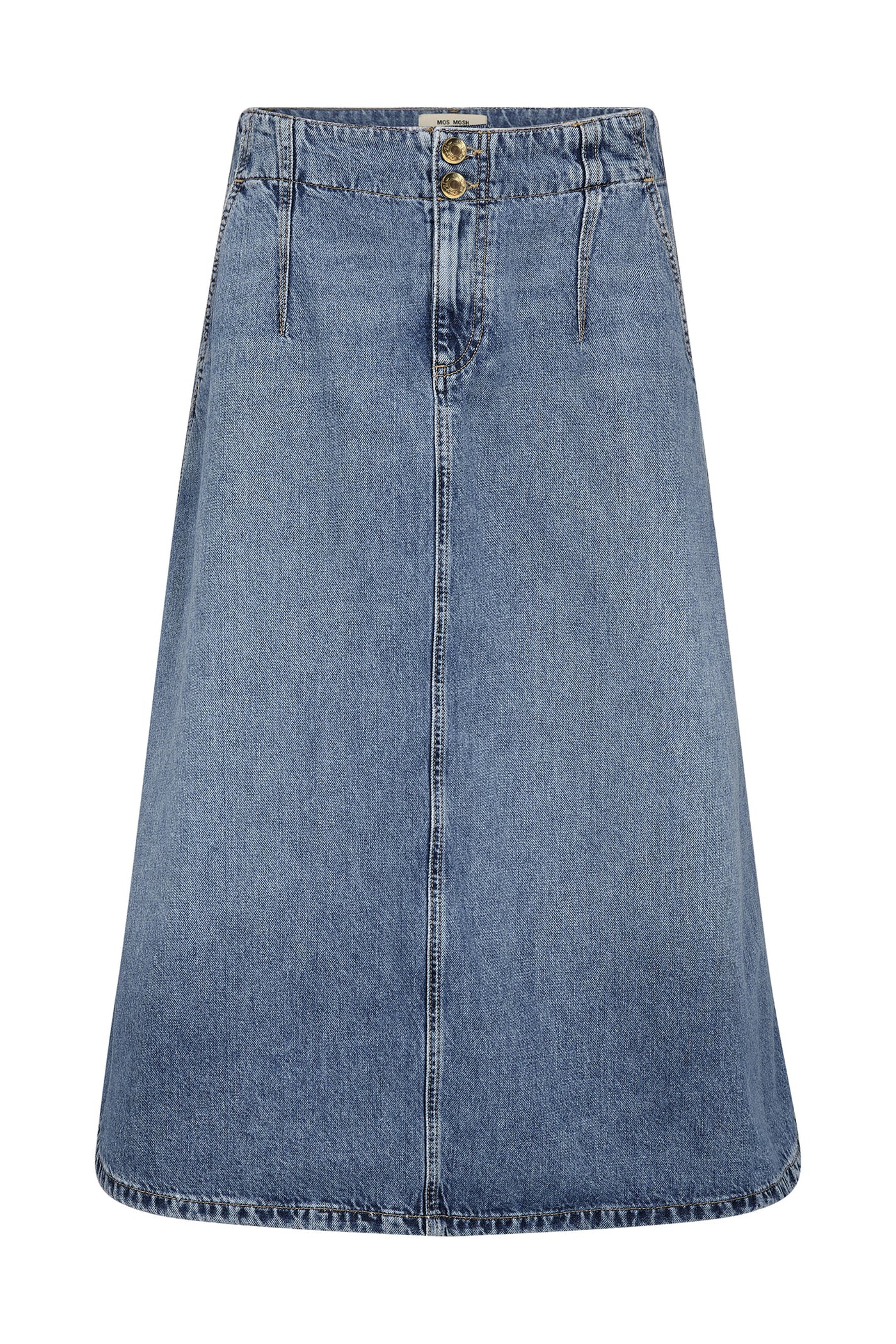 MMLeala Denim Skirt Mid Blue - 178130