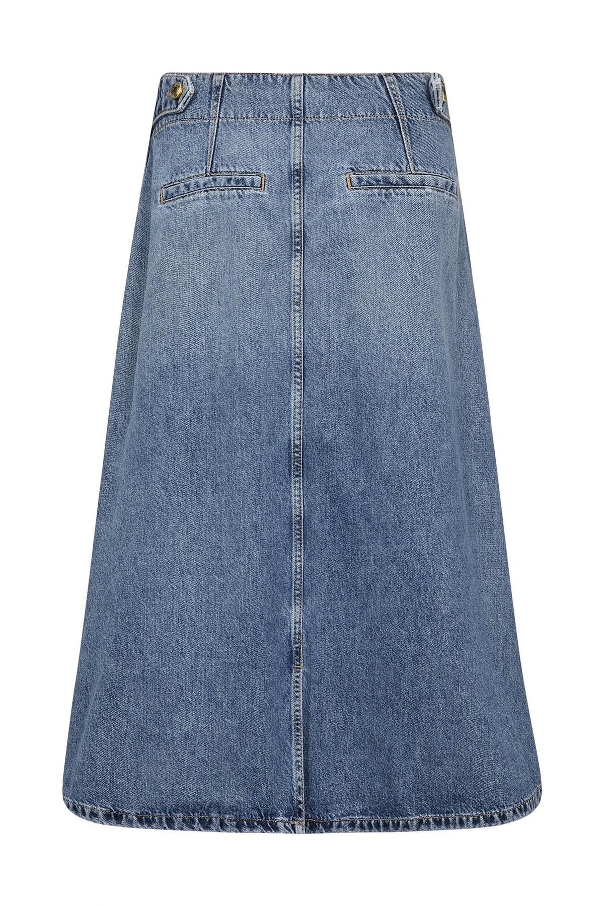 MMLeala Denim Skirt Mid Blue - 178130