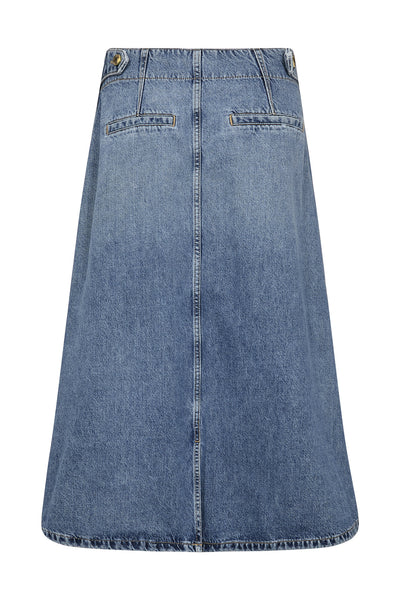 MMLeala Denim Skirt Mid Blue - 178130 Thumbnail