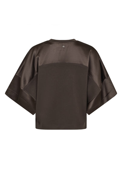 MMLela O-SS Satin Sweatshirt Delicioso - 180840 Thumbnail