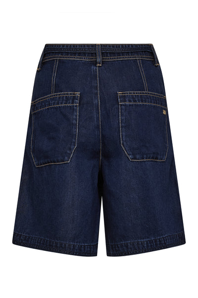 MMLeli Denim Shorts DARK BLUE - 178870 Thumbnail