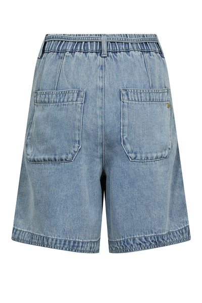MMLeli Denim Shorts Light Blue - 178870 Thumbnail