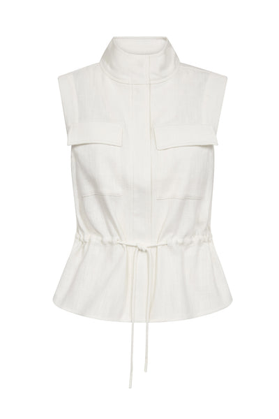 MMLelo Ramie Vest ECRU - 177020 Thumbnail