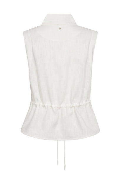 MMLelo Ramie Vest ECRU - 177020 Thumbnail