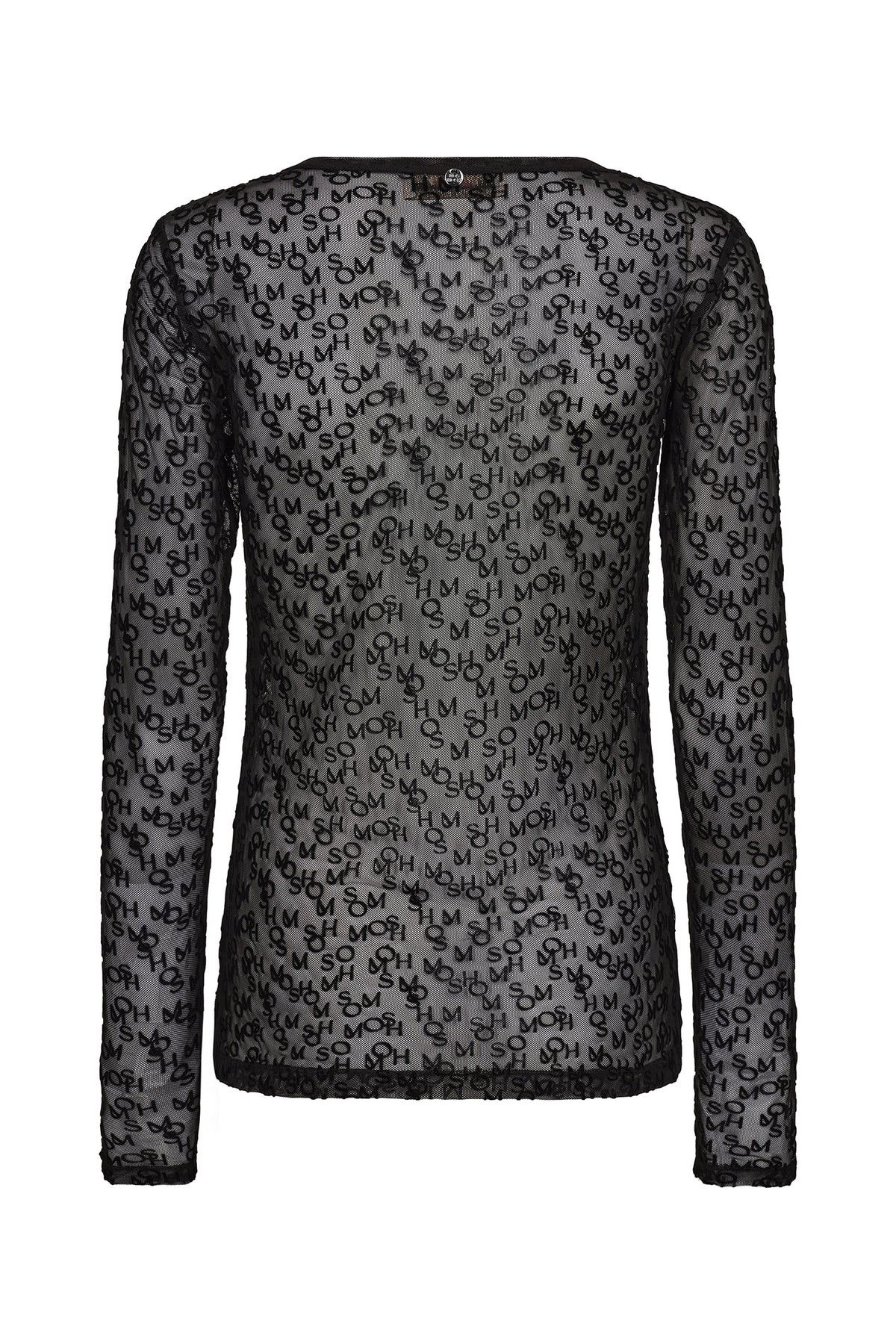 MMLoretta Mono Mesh Blouse Black