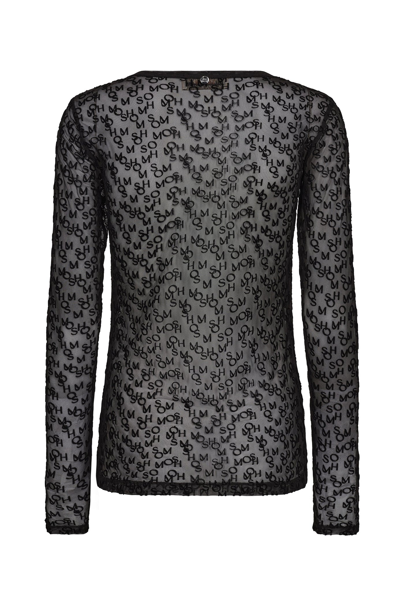 MMLoretta Mono Mesh Blouse Black