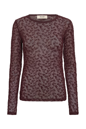 MMLoretta Mono Mesh Blouse Port Royale - 176020