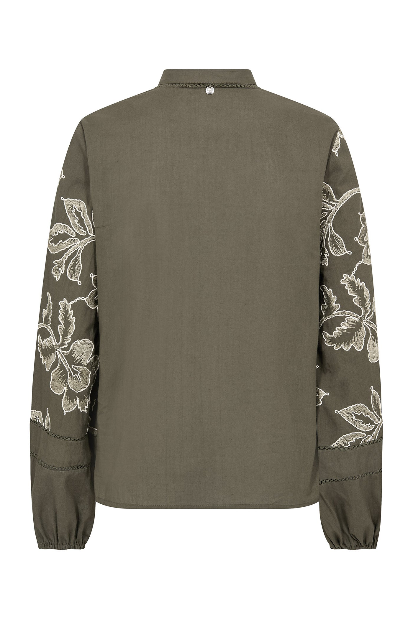 MMLouis Line Shirt Olive night - 177800