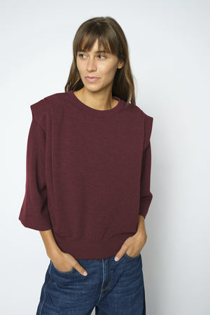 MMMae O-3/4 Sleeve Sweatshirt Port Royale - 180790