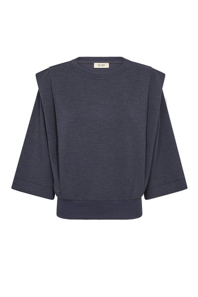 MMMae O-3/4 Sleeve Sweatshirt Salute Navy - 180790 Thumbnail
