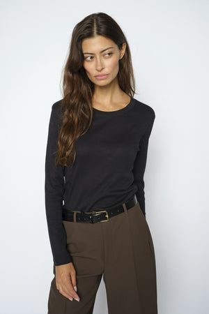 MMMali O-LS Tee Black - 180760