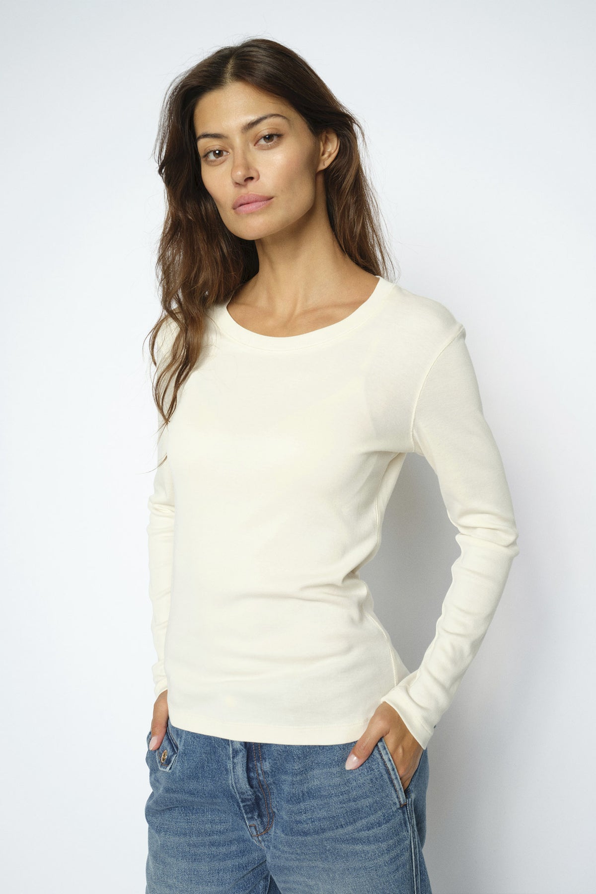 MMMali O-LS Tee ECRU - 180760