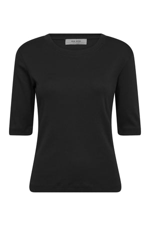 MMMali O-neck 3/4 Sleeve Tee Black - 177500