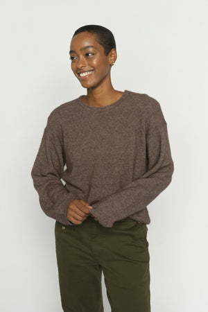 MMMape O-Neck Knit Coffee Quartz - 173310