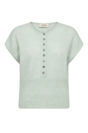 MMMape Sl Knit Top Frosty Green - 182410