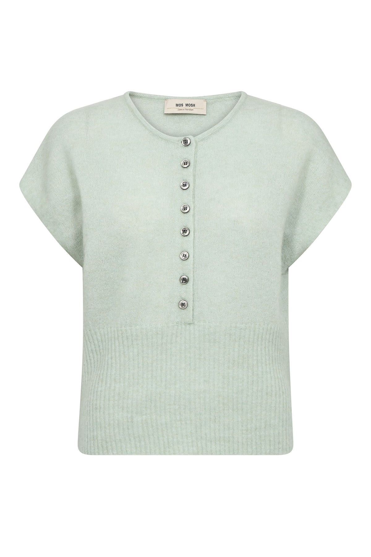MMMape Sl Knit Top Frosty Green - 182410