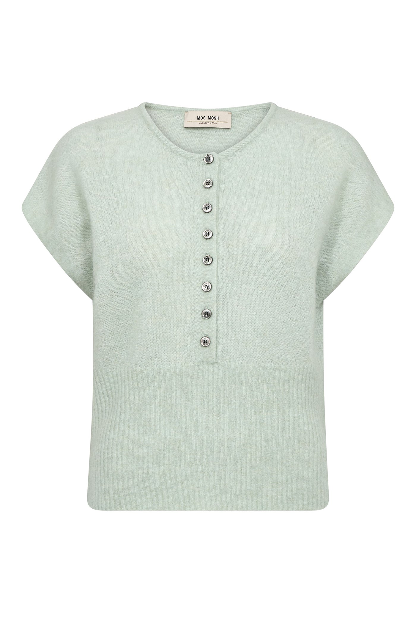 MMMape Sl Knit Top Frosty Green - 182410