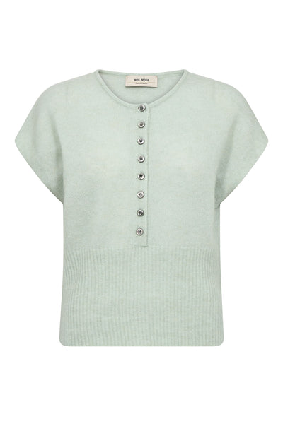 MMMape Sl Knit Top Frosty Green - 182410 Thumbnail