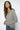 MMMape Sophia V-Neck Knit Grey Melange - 182160
