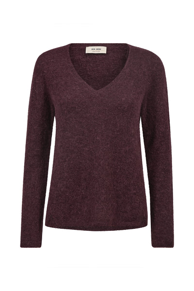 MMMape Sophia V-Neck Knit Port Royale - 182160 Thumbnail