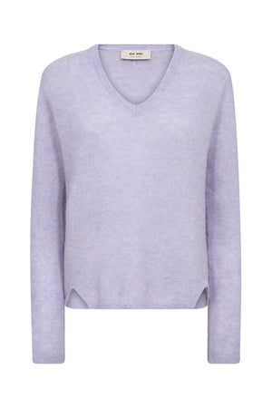 MMMape Sophia V-Neck Knit Violet Tulip - 182160