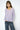 MMMape Sophia V-Neck Knit Violet Tulip - 182160