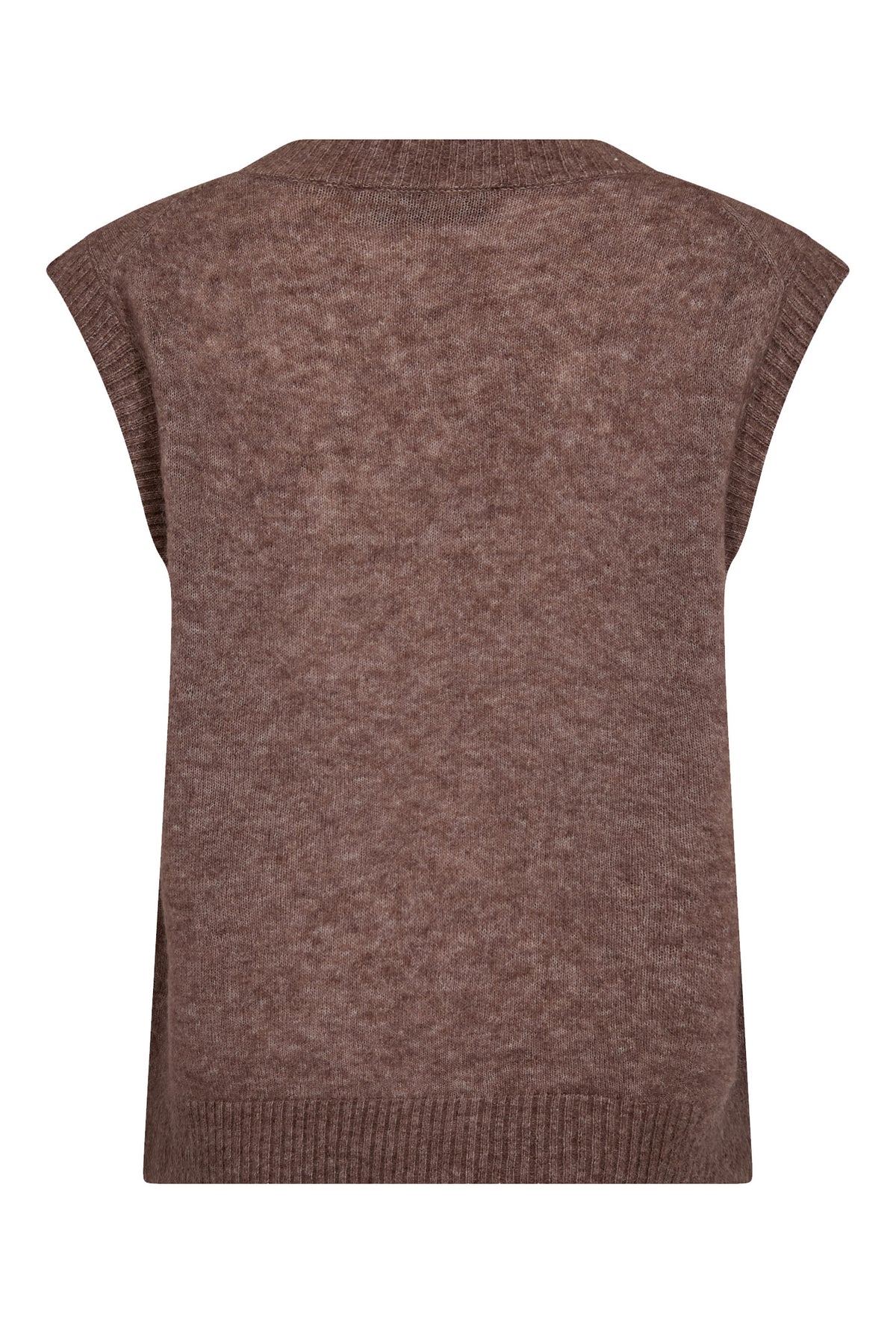 MMMape V-Neck Knit Vest Coffee Quartz - 177570