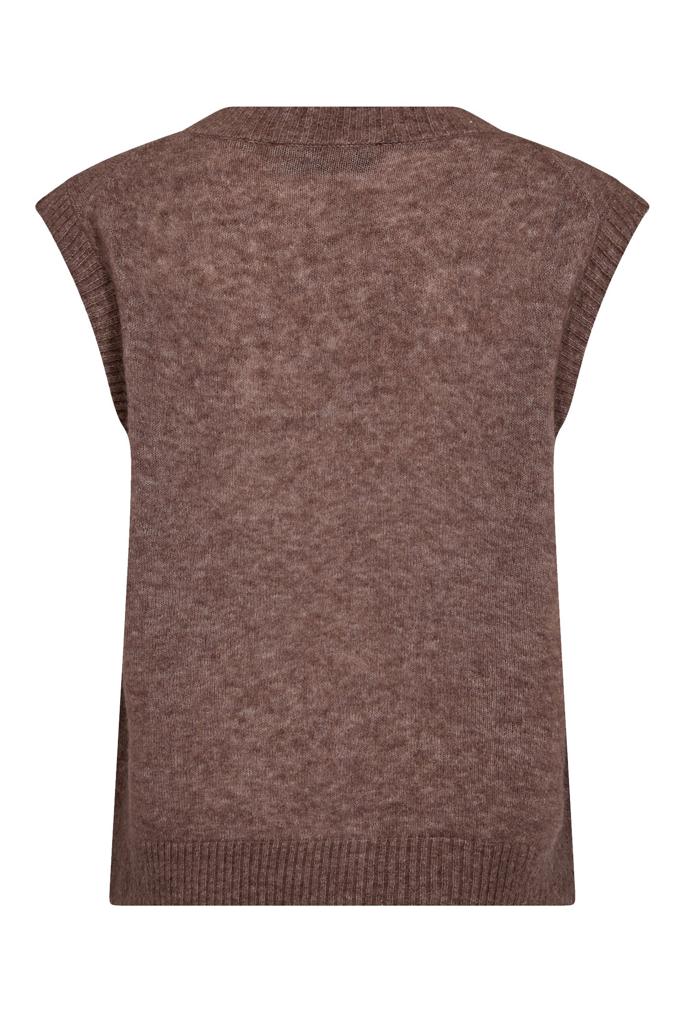 MMMape V-Neck Knit Vest Coffee Quartz - 177570