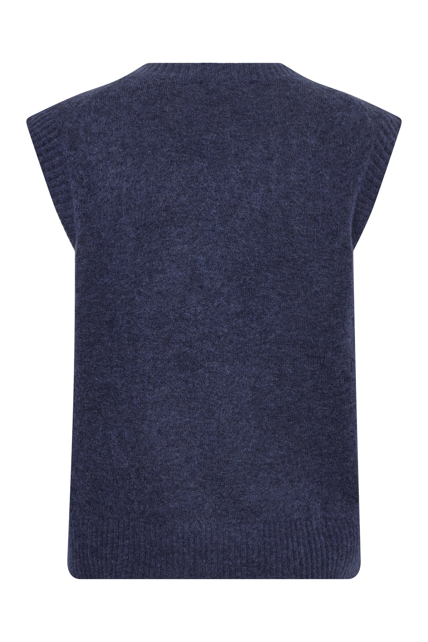 MMMape V-Neck Knit Vest Crown Blue - 177570